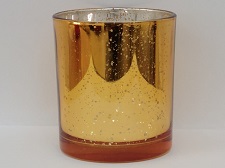 Gold Plaited Straight Sided Tumbler Jar