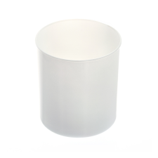Frosted Straight Sided Tumbler Jar with Lid